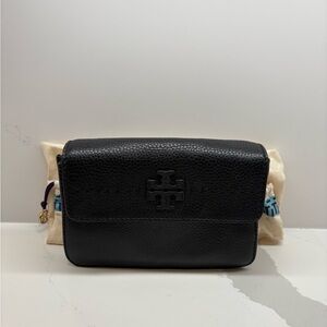 Tory Burch Black Leather Crossbody Bag